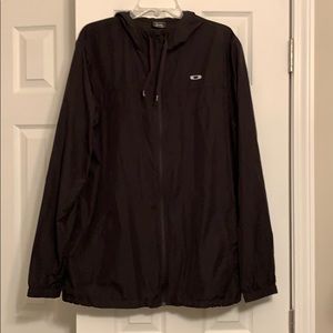 Black Oakley Windbreaker